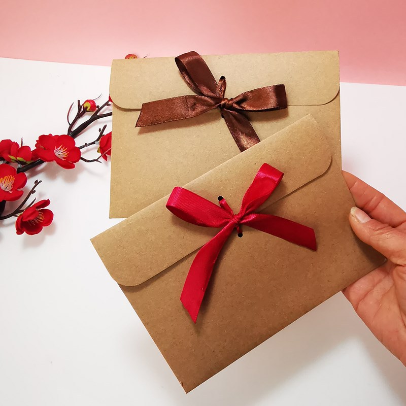 Letter Envelope Kraft - 10 Pezzi Buste Kraft Retrò con