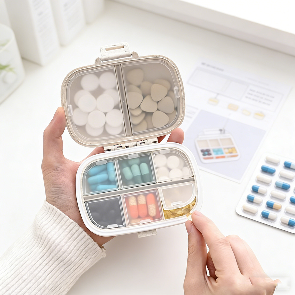 Stationery Office - Contenitore Portatile per Medicinali, Organizzatore Settimanale