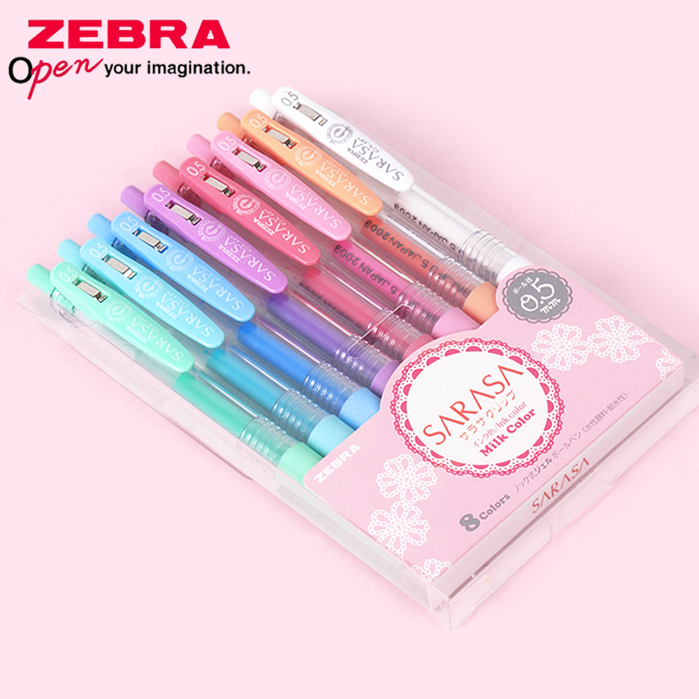 Zebra Pen Mildliner - Set di penne gel zebrate a