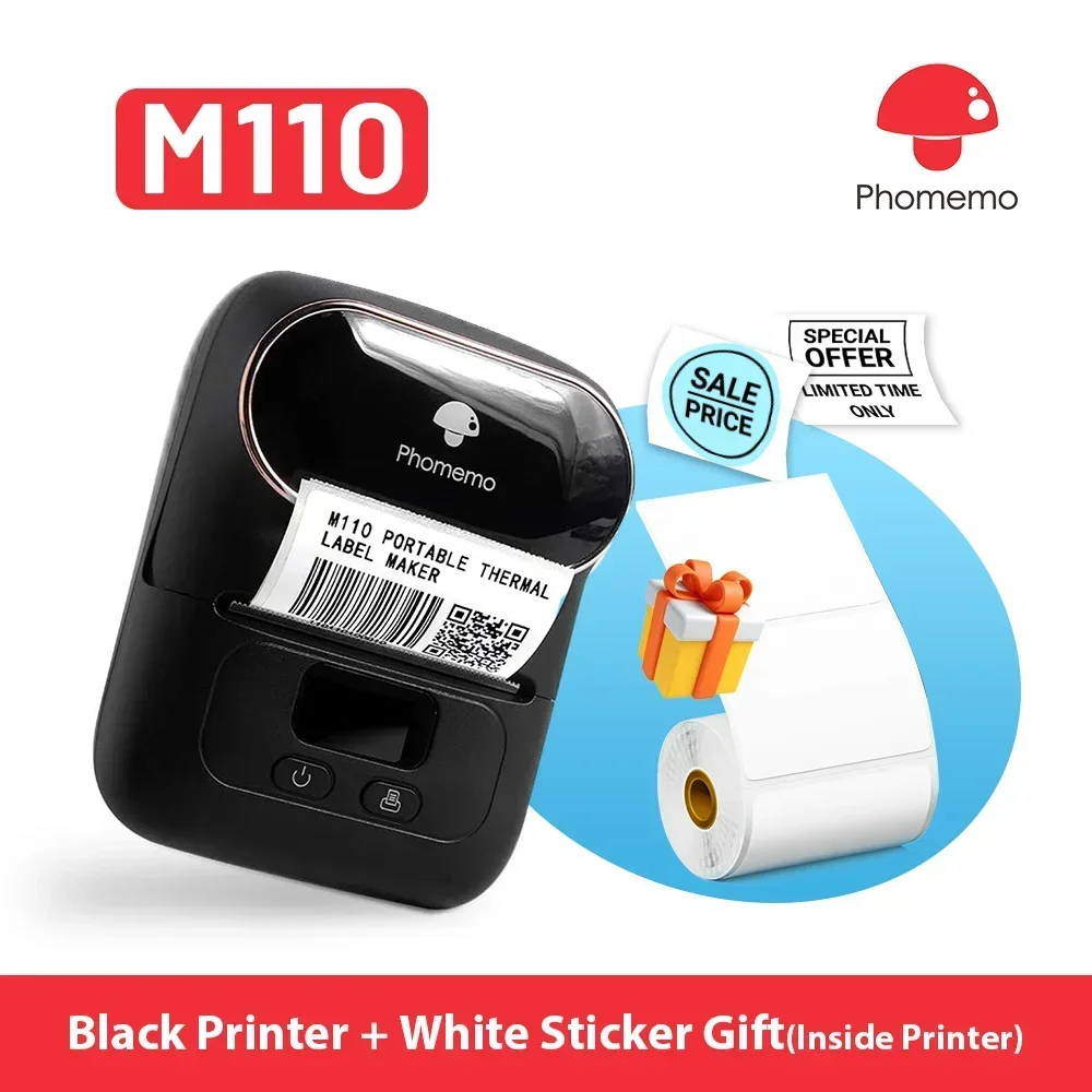 Sticker Label Roll - Phomemo M110 Mini stampante portatile stampante
