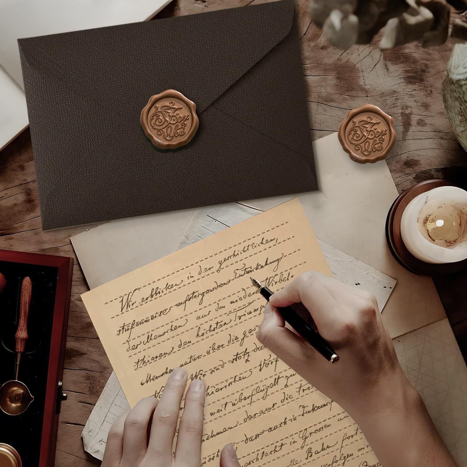 Set di 22 Pezzi di Carta da Le - Letter Envelope Kraft recensione e prezzo