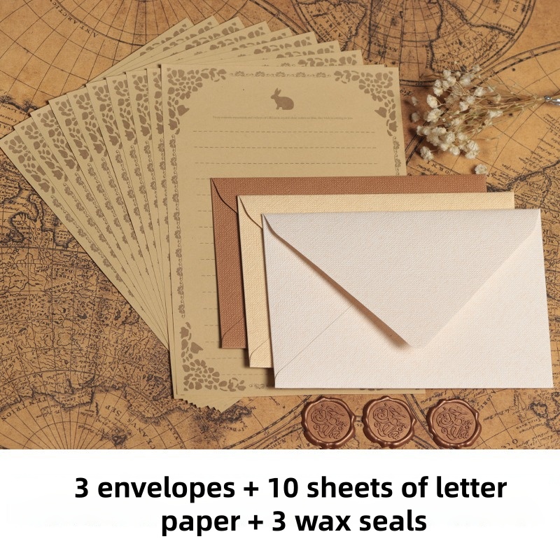 Set di 16 Buste Vintage in Lin - Letter Envelope Kraft recensione e prezzo