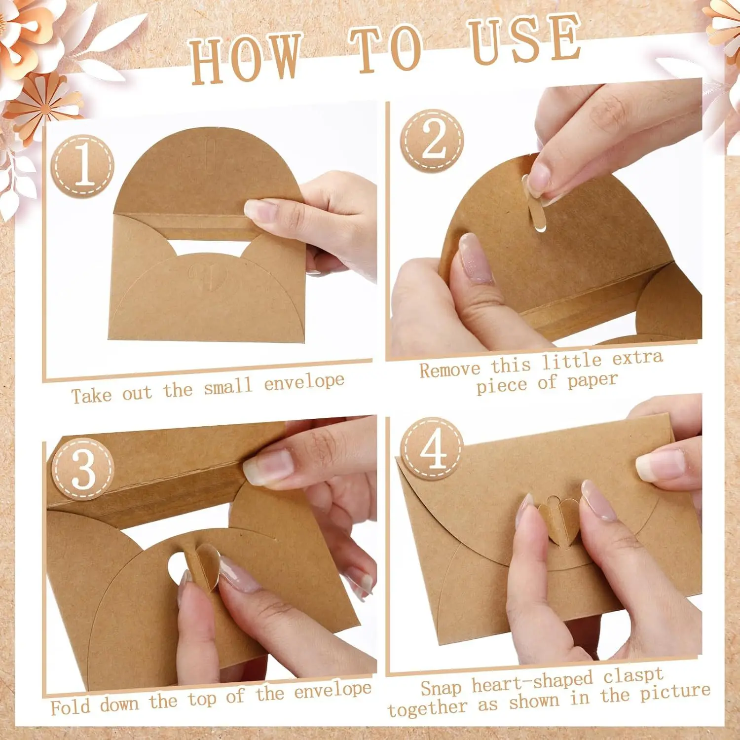 50 pz/lotto 10.5X7 cm Busta Ca - Letter Envelope Kraft recensione e prezzo