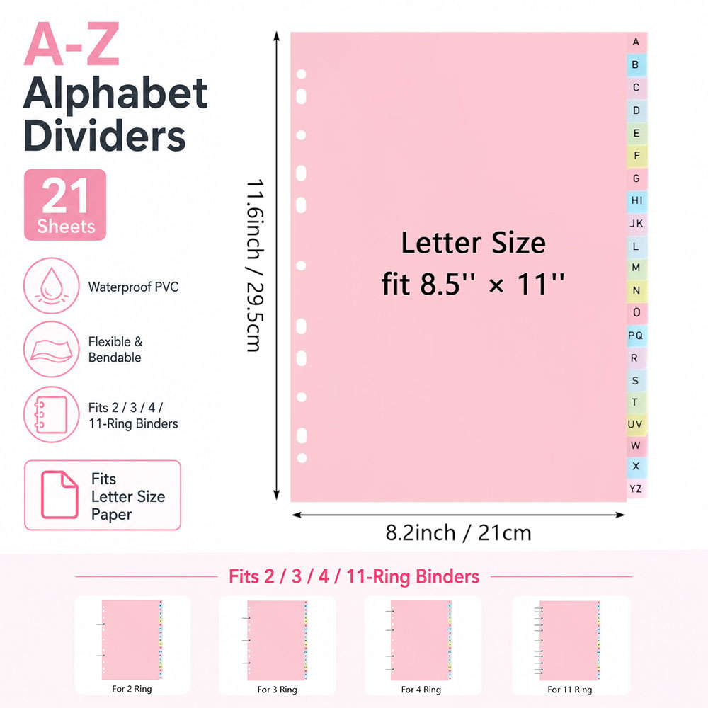 21 divisori per raccoglitori c - Index Tab Divider recensione e prezzo