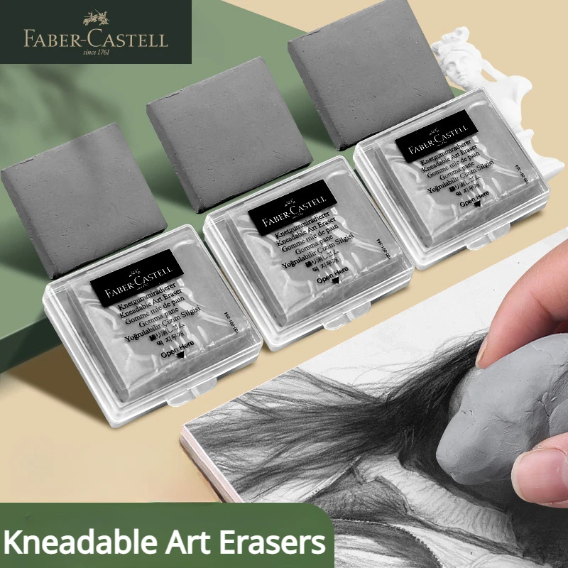 Faber-Castell 2 gomme da cance - Rubber Eraser Kneaded recensione e prezzo
