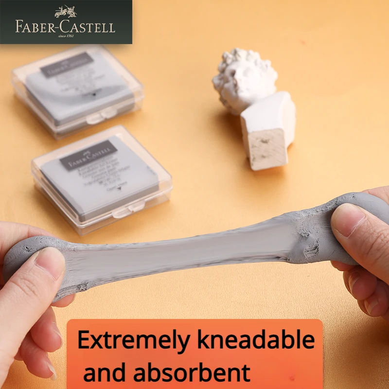 Faber-Castell 2 gomme da cance - Rubber Eraser Kneaded recensione e prezzo